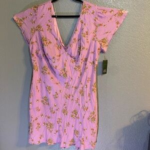 Wild Fable Pink Floral Dress